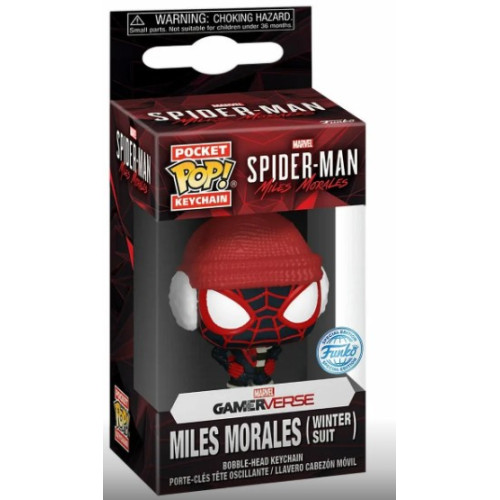 Брелок Funko Pocket POP! Marvel Games Miles Morales Miles Morales (Winter Suit)
