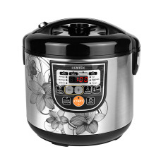 Мультиварка CENTEK CT-1498 керамика черн-сталь