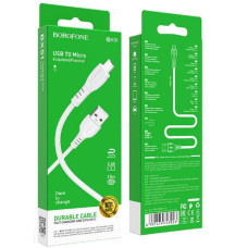 USB кабель Borofone BX51 Micro 2.4A 1m white