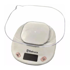 Весы кухонные SAKURA SA-6054PG роз/сер