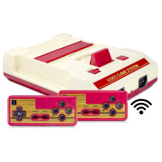 Игр.приставка Retro Genesis 8 Bit Wireless Plus + 300 игр (AV кабель,2 беспроводных джойстика)
