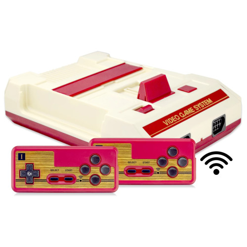 Игр.приставка Retro Genesis 8 Bit Wireless Plus + 300 игр (AV кабель,2 беспроводных джойстика)