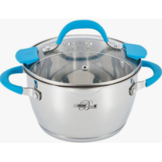 Кастрюля BartonSteel 2,4л. BS- 2117-18 blue