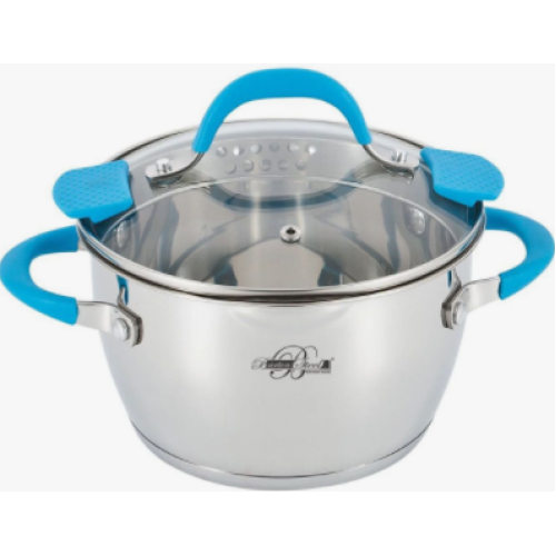 Кастрюля BartonSteel 2,4л. BS- 2117-18 blue