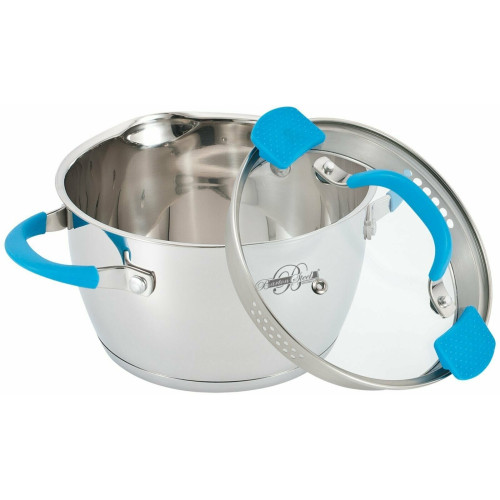 Кастрюля BartonSteel 3,4л. BS- 2117-20 blue