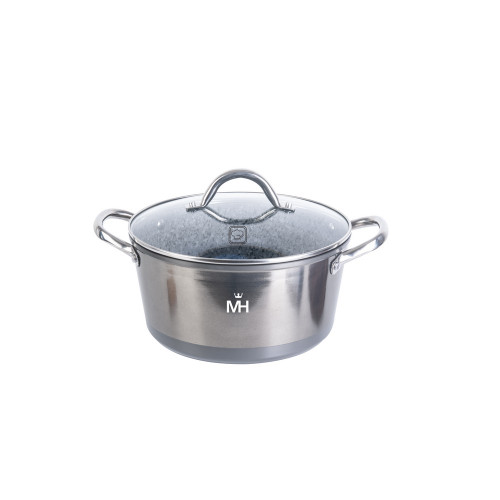 Кастрюля  Mercury Haus MC-1773 SILVER 2.8л