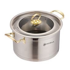 Кастрюля ZEIDAN Z-501057 2.1л Gold