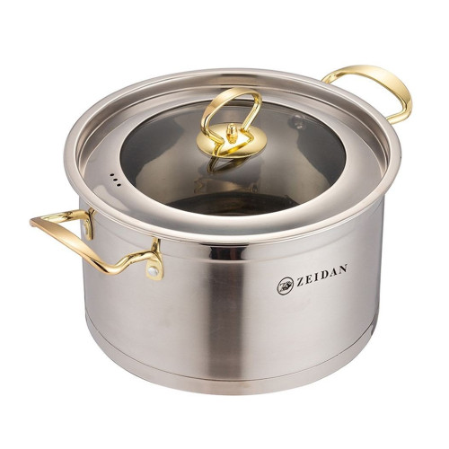 Кастрюля ZEIDAN Z-501058 3.2л Gold