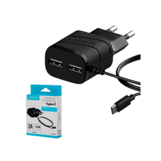 СЗУ MAXVI TCM-202TB 2A Type-C 2USB