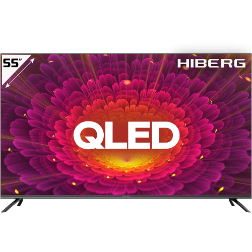 Телевизор HIBERG QLED 55Y (YaOS)