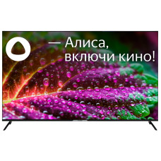 Телевизор HYUNDAI H-LED55BU7003 черный (YaOS)