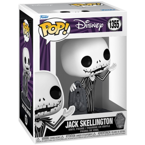 Фигурка Funko POP "Disney: TNBC 30th Jack Skellington w/Gravestone" (1355)