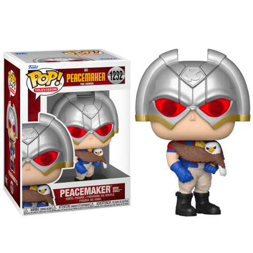 Фигурка Funko POP "TV: DC: Peacemaker: Peacemaker w/Eagly" (1232)